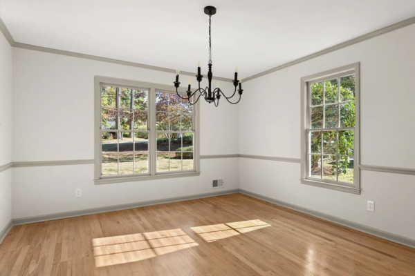 Renovated dining room