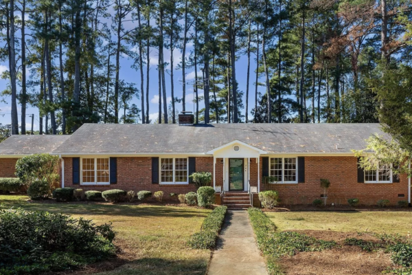 Exterior of a renovated home.