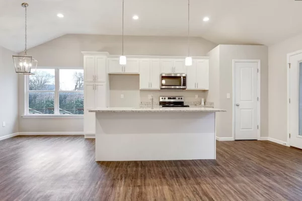 View of Kitchen from Living Room