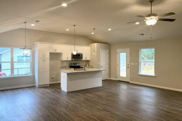 View of Kitchen from Entryway